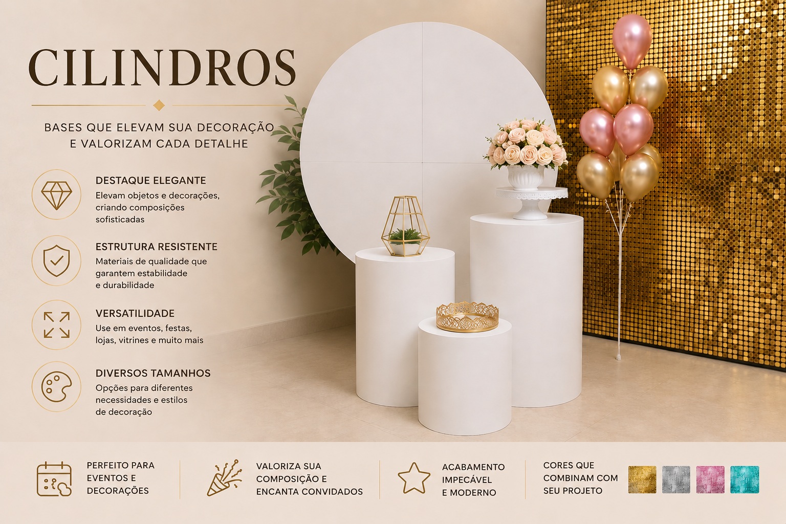 Cilindros decorativos