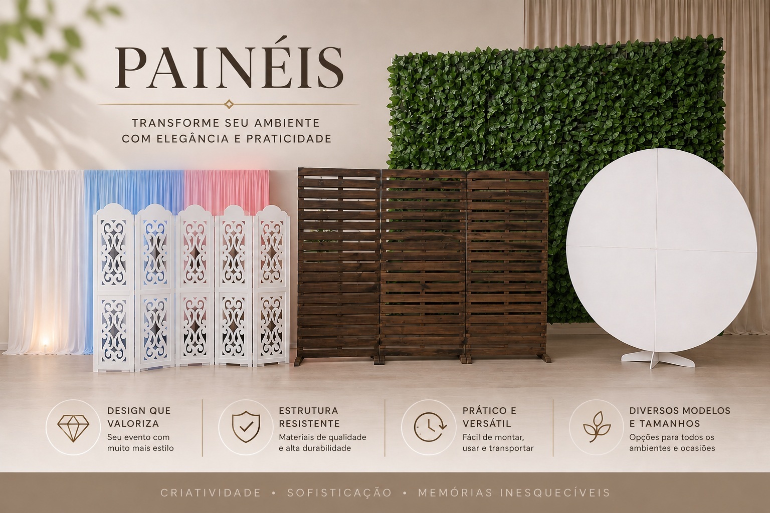 Painéis decorativos