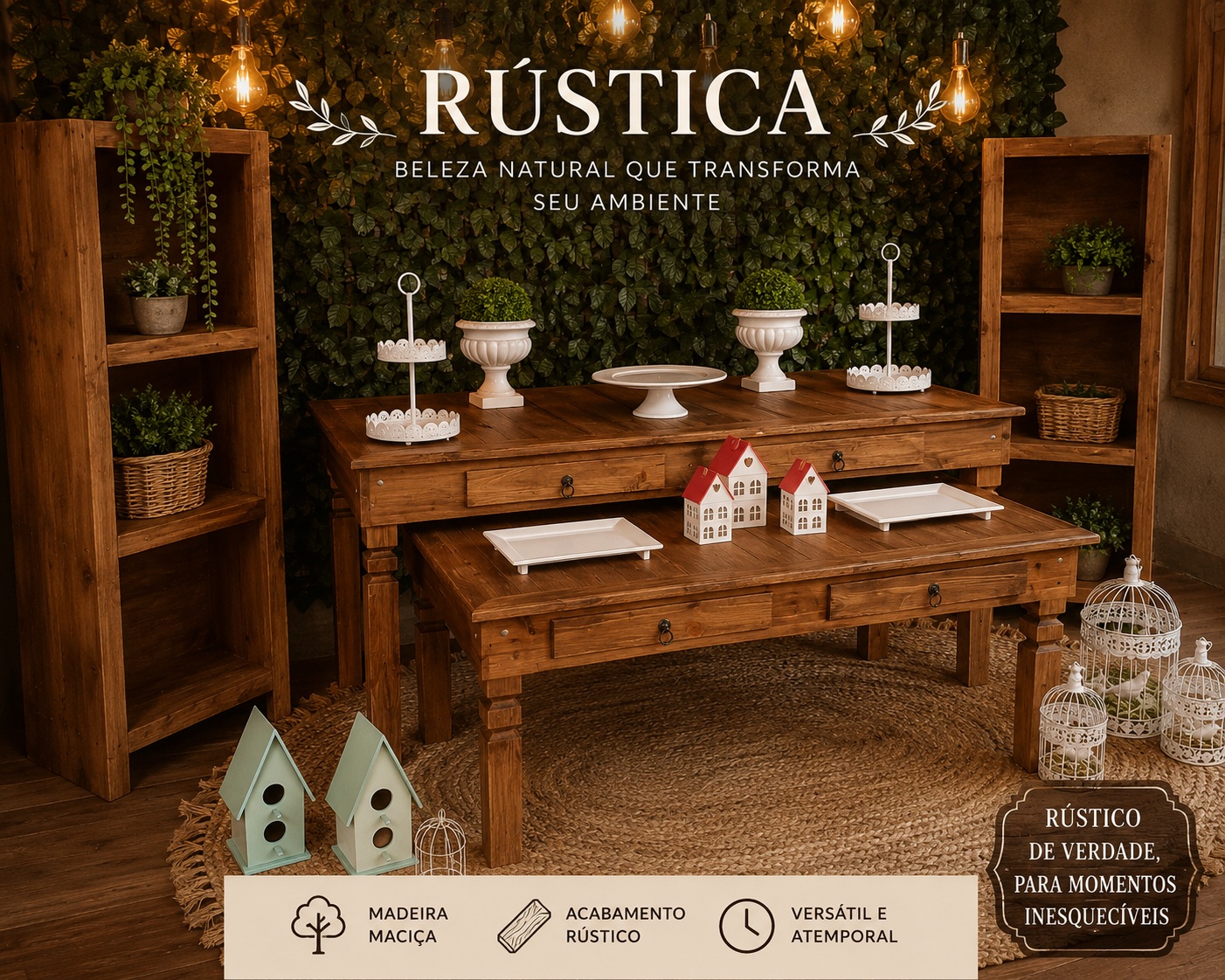 Decoração Rústica